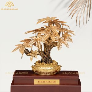 Alternative view of Cây Kim Ngân Phú Quý Dát Vàng 24K – Quà Tặng Tài Lộc | Minh Anh Art