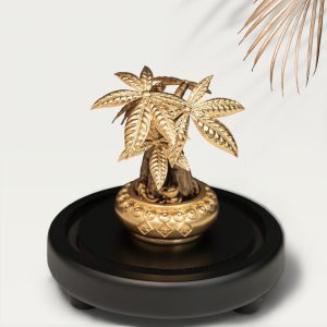 Cây Kim Ngân Nhỏ Dát Vàng 24K – Quà Tặng Tài Lộc | Minh Anh Art
