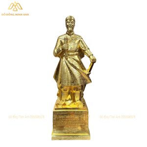 Tượng Trần Hưng Đạo Dát Vàng 24k | Minh Anh Art
